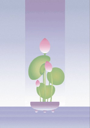 宋时意蕴系列动态海报：荷花